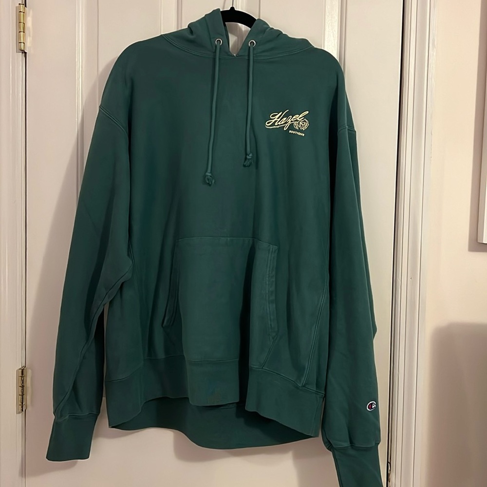 NWOT Hazel Boutique Essential Hoodie in Cactus